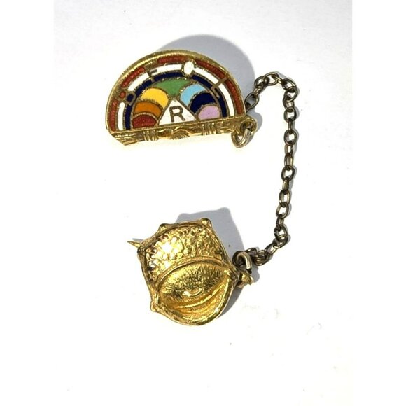 Vintage BFCL Masonic Rainbow Girl International Order Merit & Service Pins LI605 - Picture 2 of 6